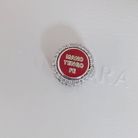 Pandora Mano Tengo Fe Venezuela Exclusive Country Charm Futbol Team Soccer Bead - Picture 2 of 7